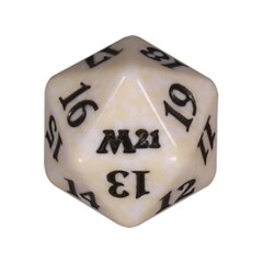 Magic Spindown Die - Core Set 2021 - White